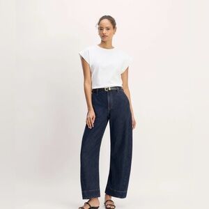Everlane The Summer Barrel Jean Deep Sea Wash